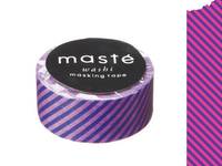 Washi Tape stripes neon magenta 15mm