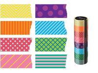 Washi Tape Colorful Pattern Mix 8er Set 15mm