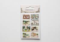 Stamp Sticker Little Girl Stamp Sticker Little Girl