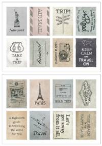 Stamp Sticker Travel