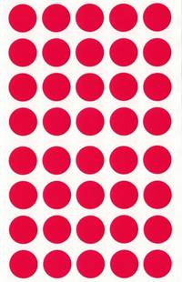 Aufkleber Punkte rot 40pcs Aufkleber Punkte rot 40pcs