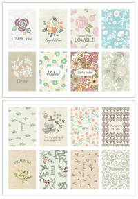 Stamp Sticker Flower pattern Stamp Sticker Flower pattern