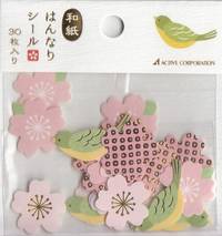 Aufkleber Vogel & Kirschblüte Aufkleber Vogel & Kirschblüte