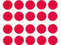 Aufkleber Punkte rot 40pcs Aufkleber Punkte rot 40pcs