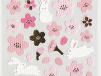 Aufkleber Hase & Sakura Aufkleber Hase & Sakura