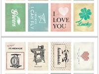 Stamp Sticker Happiness Stamp Sticker Happiness