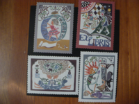 water activated seal 4pcs EX LIBRIS 1 water activated seal 4pcs EX LIBRIS 1