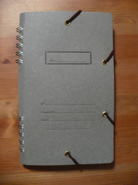 pocket notebook gray pocket notebook gray