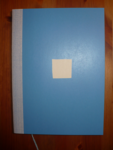 college notebook A5 blue (blanko)