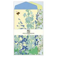 Emily Burningham envelope M delphinium Emily Burningham envelope M delphinium
