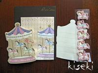 mini letter set Pferdekarussell mini letter set Pferdekarussell