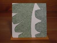 Letterpress folio card S. fir tree