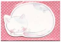 name card Sleeping Cat