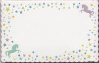 name card - Einhorn 12 Stück name card - Einhorn 12 Stück