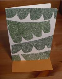 Letterpress folio card M. fir tree