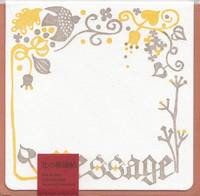 Letterpress folio card S. message Letterpress folio card S. message
