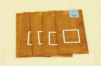 Wax paper bag M (Frame) 1pc Wax paper bag M (Frame) 1pc