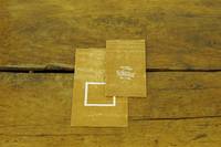 Wax paper bag M (Frame) 1pc Wax paper bag M (Frame) 1pc