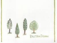 Papiertüte Baum 1pc Papiertüte Baum 1pc