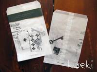 glassine paper bag Cards 2pc glassine paper bag Cards 2pc