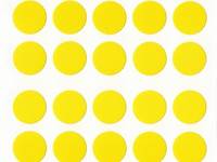 Aufkleber Punkte gelb 80pcs Aufkleber Punkte gelb 80pcs