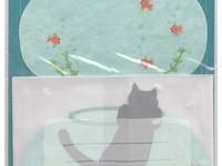 Letterset Cat & Fishbowl Letterset Cat & Fishbowl