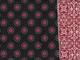 2 design pattern - Dot Flower red