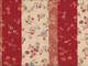 Blumen & Wellen rot Chirimen Blumen & Wellen rot Chirimen