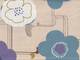 Blumen groß beige Blumen groß beige