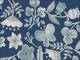 Winter flower blue double gauze Winter flower blue double gauze