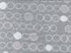 Dot Circle grau double gauze