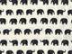 Elefanten groß schwarz auf weiß