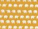 Elefanten groß weiß auf gelb