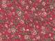 Fabric Sticker antique flower red A4