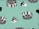 Wachstuch Pinguine mint Wachstuch Pinguine mint
