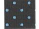 Gurtband small Dots blue 2,5cm