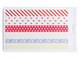 Masking Sticker - red ribbon/flag