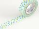 Washi Tape tile green 15mm Washi Tape tile green 15mm