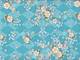 Sakura hellblau PE Chirimen Yuzen Sakura hellblau PE Chirimen Yuzen