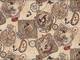Wachstuch Alice im Wunderland beige Wachstuch Alice im Wunderland beige
