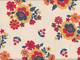 Wachstuch Embroidery Flower red Wachstuch Embroidery Flower red