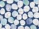Natural dots blue double gauze Natural dots blue double gauze