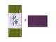 Schrägband uni lila Chirimen 20mm
