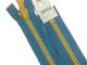 YKK Reißverschluss 40cm bicolor türkis YKK Reißverschluss 40cm bicolor türkis