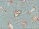 Wachstuch Kate Greenaway 3 - hellblau Wachstuch Kate Greenaway 3 - hellblau