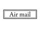 Stempel Air mail