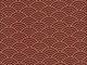 Wachstuch Seigaiha rot gold Wachstuch Seigaiha rot gold