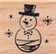 Stempel Schneemann