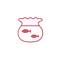 Ministempel Fischglas Ministempel Fischglas