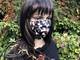 Gesichtsmaske - Sakura schwarz Gesichtsmaske - Sakura schwarz